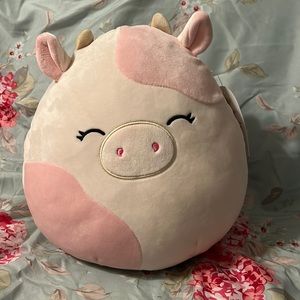 11” Caedyn Pink and white cow